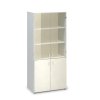 Vysoká skříň ProOffice 80 x 47 x 178 cm, bílá (Barva bílá)