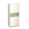 Vysoká skříň ProOffice 80 x 47 x 178 cm, bílá (Barva bílá)