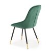 Jídelní židle Beline, zelená / černá (Barva zelená)