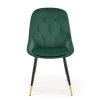 Jídelní židle Beline, zelená / černá (Barva zelená)