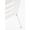 Jídelní židle Heaven, bílá / stříbrná (Barva bílá)