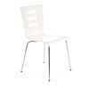Jídelní židle Heaven, bílá / stříbrná (Barva bílá)