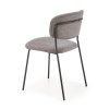 Jídelní židle Zalar, šedá / černá (Barva šedá)