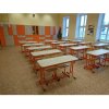 Školní lavice Denis, nastavitelná - vel. 5-7, žlutá - ral 1021 (Barva žlutá - ral 1021)