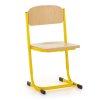 Školní židle Denis, nastavitelná - vel. 4-6, žlutá - ral 1021