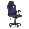 Kancelářské křeslo Speed, černá / modrá (Barva modrá)