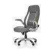 Kancelářské křeslo Saturn, šedá / bílá (Barva šedá)