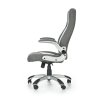 Kancelářské křeslo Saturn, šedá / bílá (Barva šedá)