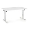Skládací stůl Impress 140 x 80 cm, bílá (Barva bílá)