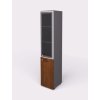Kancelářská skříň úzká prosklená pravá IMPERIAL