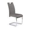 Jídelní židle Rodney, šedá / stříbrná (Barva šedá)