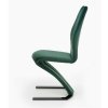 Jídelní židle Han 2, tmavě zelená (Barva zelená)