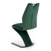 Jídelní židle Han 2, tmavě zelená (Barva zelená)