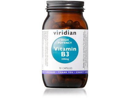 High Potency Vitamin B3 250mg 90 kapslí
