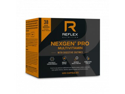 Reflex Nutrition Nexgen PRO + Digestive Enzymes 120 kapslí