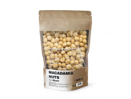 GymBeam Makadamové ořechy 500 g