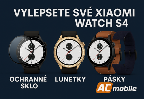 Vylepšete své Xiaomi Watch S4 – Styl, ochrana a osobitost v jednom