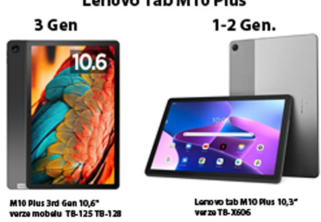 Lenovo Tab M10 PLUS a jeho verze