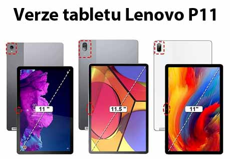 Lenovo tab P11 a jejich verze