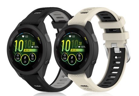 RUN silikonový dvoubarevný pásek na hodinky Garmin