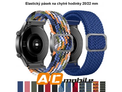 Elastický pásek na chytré hodinky barevný 1