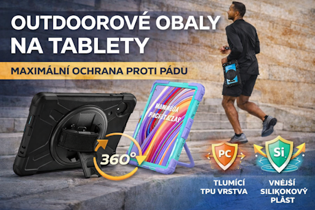 Outdoorové obaly na tablety – ako fungujú a prečo skutočne chránia