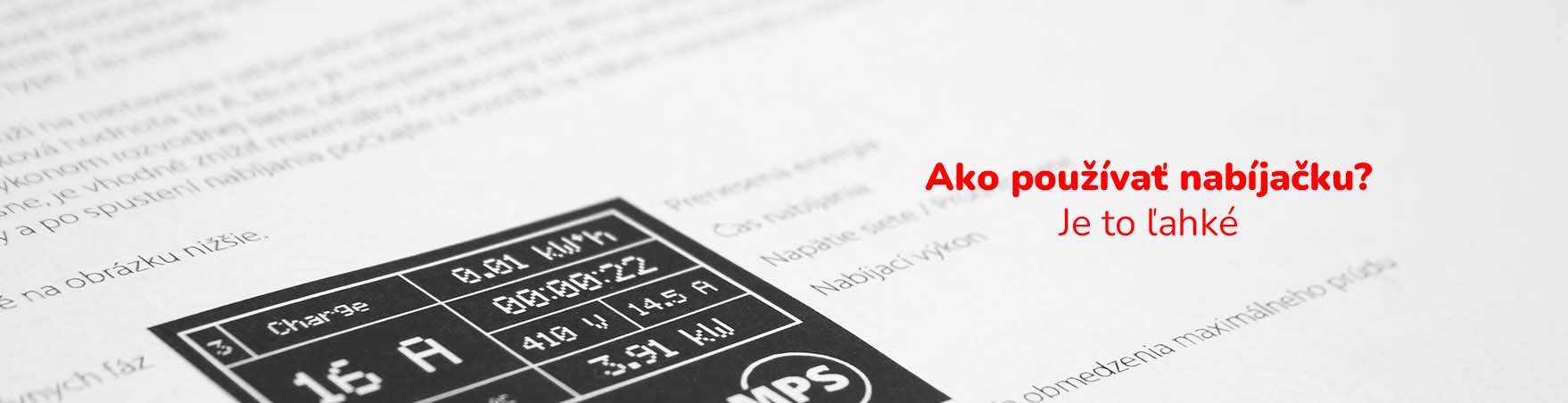 Ako používať nabíjačku