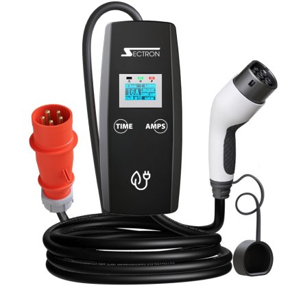 SECTRON BASIC prenosná nabíjačka na elektromobil 16A (11 kW)