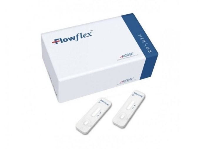 Flowflex Acon Biotech Hangzhou SARS CoV 2 Antigen Rapid Test 3v1 25 ks