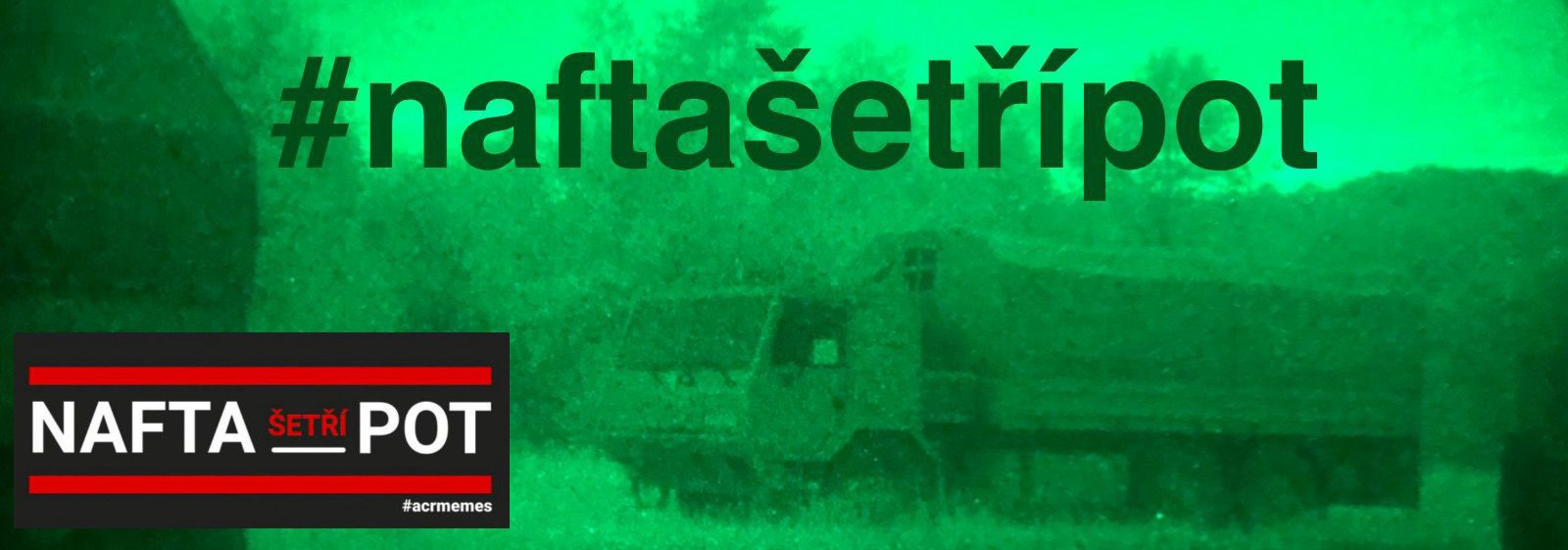Samolepka - Nafta šetří pot