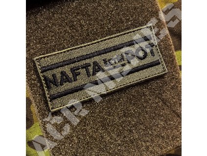 Nášivka - Nafta šetří pot (bojová)