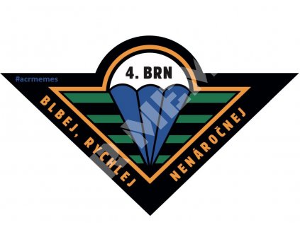Samolepka - 4. BRN
