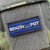 Nášivka - Benzín šetří pot (barevná)