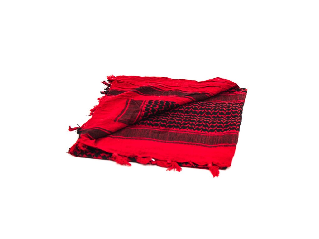 BCB Adventure univerzální šátek Shemag červený