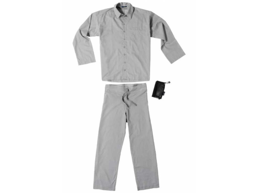 Cocoon pánské pyžamo Insect Shield Travel Pyjama safari grey L