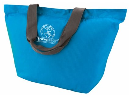 TravelSafe skládací taška Foldable Shoptasche azure