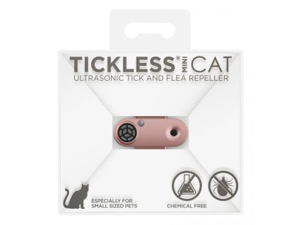 Tickless ultrazvukový odpuzovač klíšťat Mini Cat rose gold