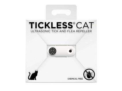 Tickless ultrazvukový odpuzovač klíšťat Mini Cat white