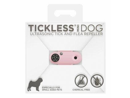 Tickless ultrazvukový odpuzovač klíšťat Mini Dog pink