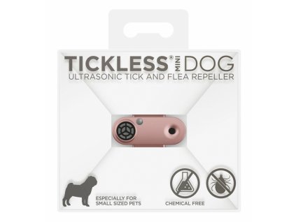 Tickless ultrazvukový odpuzovač klíšťat Mini Dog rose gold