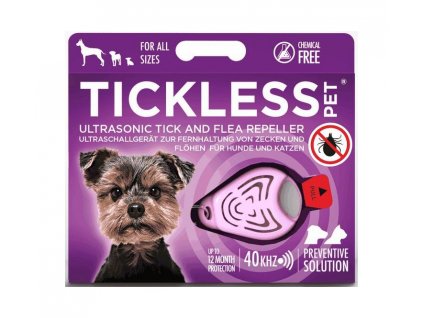 Tickless ultrazvukový odpuzovač klíšťat PET pink