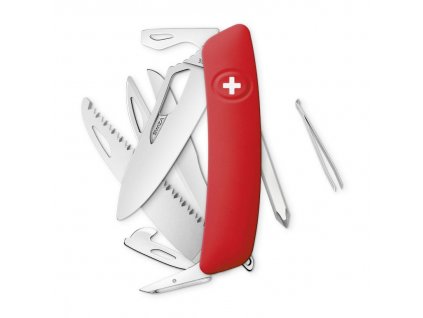 Swiza kapesní nůž SH10R Single Hand red