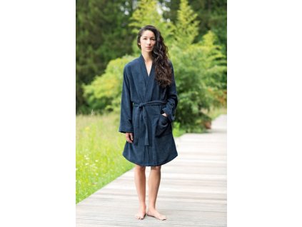 Cocoon froté župan Microfiber Terry Bathrobe S