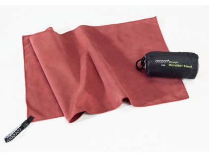 Cocoon ultralehký ručník Microfiber Towel Ultralight L marsala red