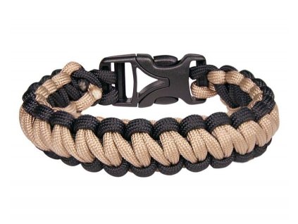 Coghlan´s náramek Paracord Bracelet béžový/černý