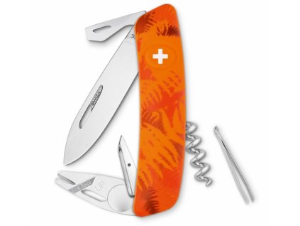 Swiza kapesní nůž TT03 Tick-Tool Camo Filix orange