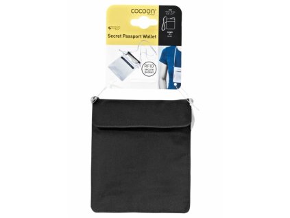 Cocoon skrytá kapsa Passport Wallet Silk black