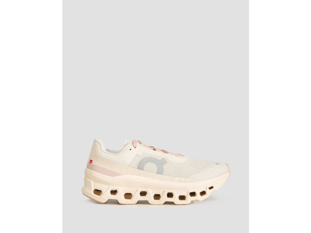 On Cloudmonster W - moon/fawn