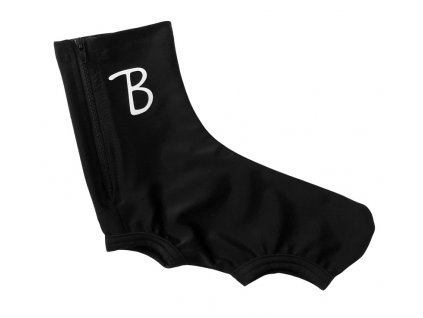 Cyklo zimní zateplené návleky na tretry s "B" - Black reflexní logo
