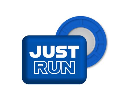 Just Run blauw 600x